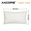 AACORS Mardi Gras Pillow Cover 12x20 Inch Masquerade Fleur De
