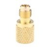 R134A Brass Adapter Fitting, 1/4" Male to 1/2" Female Refrigerant