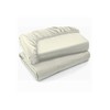Premium Microfiber Fitted Bed Sheet, Soft and Wrinkle-Resistant (Cream, Twin)