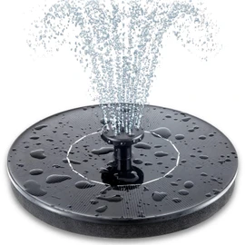 Mademax Solar Bird Bath Fountains Pump, Upgrade 1.4W Solar Fountain with 6 Nozzle, Free Standing Floating Solar Powered Water Fountain Pump for Bird Bath, Garden, Pond, Pool, Outdoor