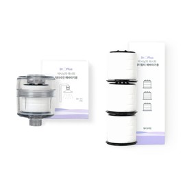 Dr. O Plus Sunflower Shower Filter Refill Set, Sunflower Set / 닥터오플러스 해바라기 샤워기 필터 본품 리필 세트, 해바라기 세트