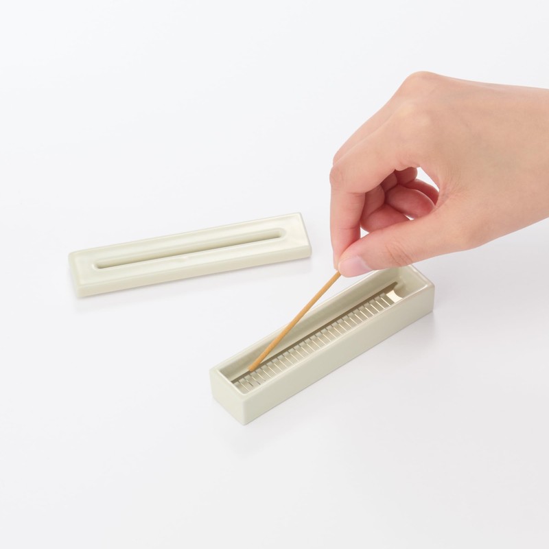 Muji 84465345 Incense Plate, Approx. 4.1 x 0.9 x 0.9
