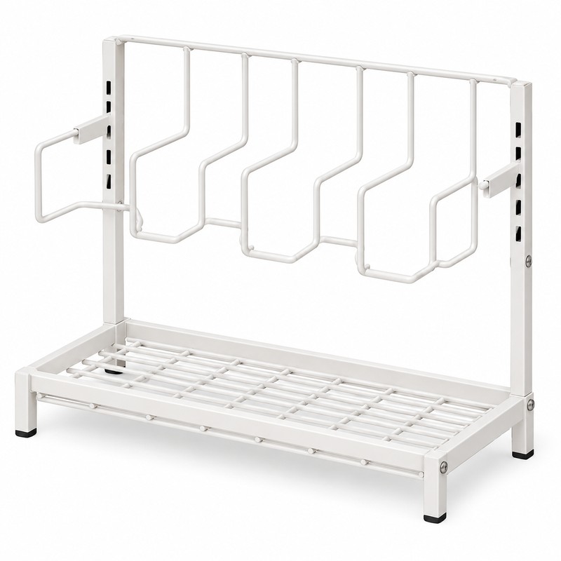 40oz Tumbler Water Bottle Organizer Rack, Metal Cup Holder and