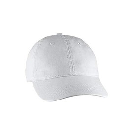 Pigment-Dyed Canvas Baseball Cap (104) (One Size, DirDye White)