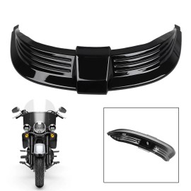 Unbranded Gloss Black Front Fender Tip Trim For Harley Deluxe FLDE 107 Heritage Classic