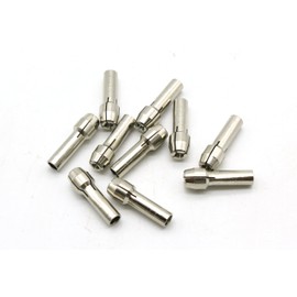 TEMO 10 pc Durable Shiny 3/32 Inch Rotary Tool Collet Bit #481 for Dremel Rotary Tools