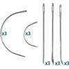 Heavy Duty Hand Sewing Needles Set - 15 Needles for