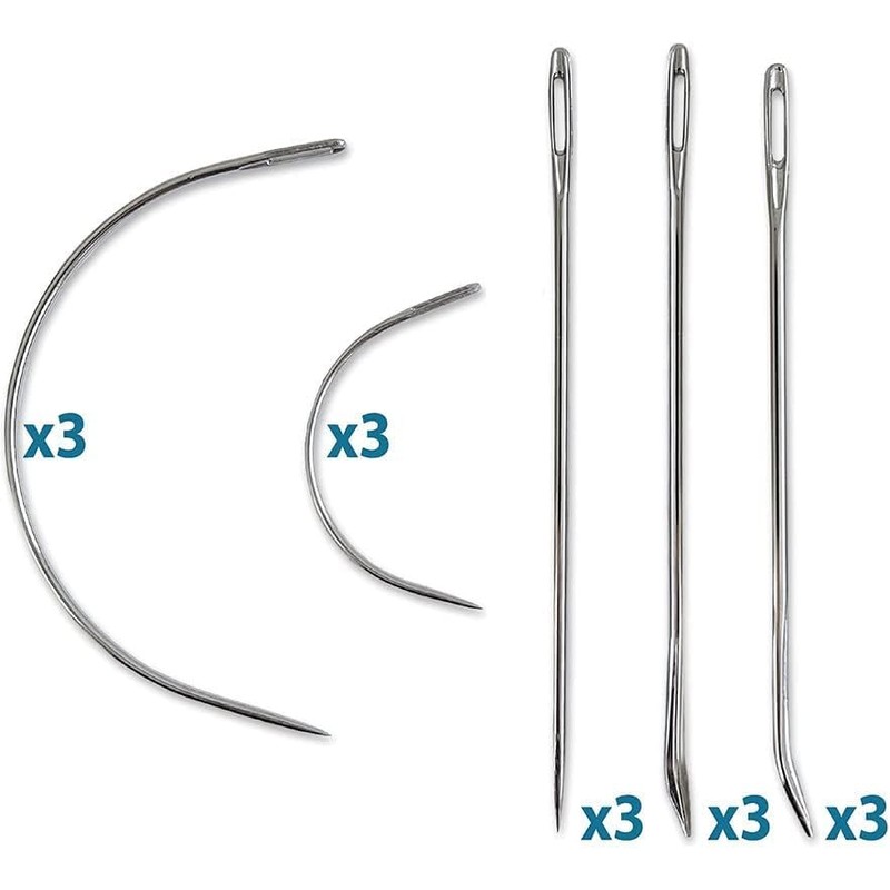 Heavy Duty Hand Sewing Needles Set - 15 Needles for