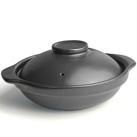 Sunrise Kitchen Supply Black Casserole Clay Pot (28, Ounces)