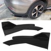 2PCS Car Rear Bumper Canard Lip Side Skirt Splitter Spoiler