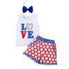 LYSMuch Conjunto de ropa de verano con estampado de béisbol,