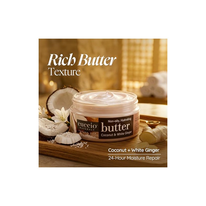 Cuccio Naturale Butter Blends - Ultra-Moisturizing - Renewing, Smoothing And