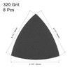 uxcell Triangular Sandpaper Hook and Loop Triangle Sanding Pad Fit