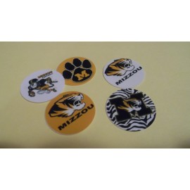 Unbranded Pre Cut One Inch Bottle Cap Images!  MIZZOU  FREE SHIP - photo, 15 images