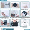 Mintime Large Wall Clock Battery Operated DIY Wall Clock for