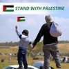 12 Pieces Small Palestinian Flags 5.5 x 8.25 Inch Palestinian
