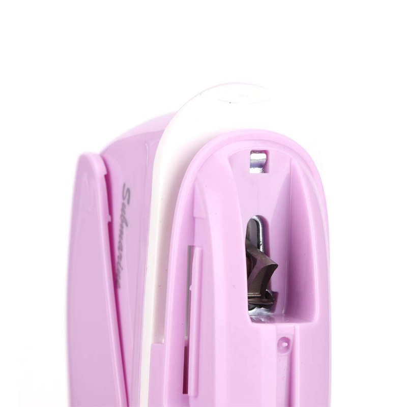 Stapleless Stapler, Stapleless Stapler Crimp No Holes ABS Material Staple