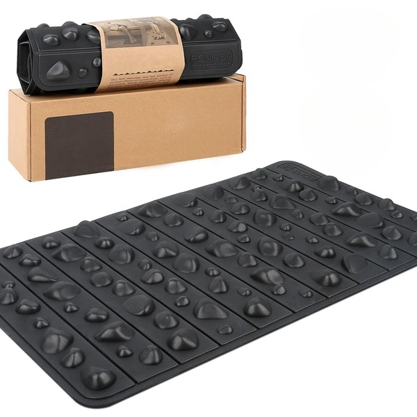 Hochelastische Fuß-Akupressur-Matte, faltbare Partikel-Fußmassage-Matte, Fußdruckpunkt-Matte, Fußmassage-Pad zur Linderung von Fußschmerzen,