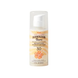 Hawaiian Tropic Weightless Hydration Face Sunscreen SPF 30 Travel Size 1.7oz