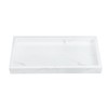 Operitacx Bathroom Vanity Tray, Resin Bathroom Tray Kitchen Sink Tray,