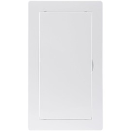 HVAC OV 4 x 8 Inch White Rectangular ABS Plastic Plumbing Access Panel - Indoor Wall Access Door for HVAC, Wall, Ceiling, and Drywall with Door - Opening Box Door Cover - Easy to Install