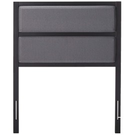 ZINUS Jessica Modern Studio Upholstered Metal Headboard, Twin