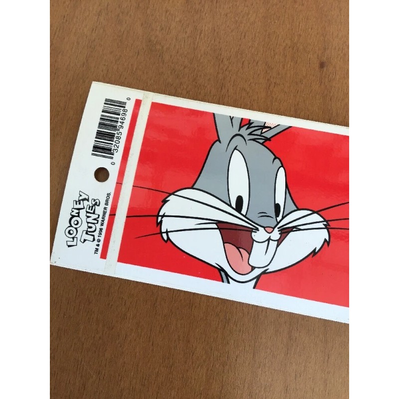 90's BUGS BUNNY LOONEY TUNES BUMPER STICKER U.S.A MINT FREE
