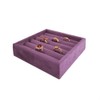SCIKHETF Velvet Ring Earrings Studs organizer Tray Small Ring Insert