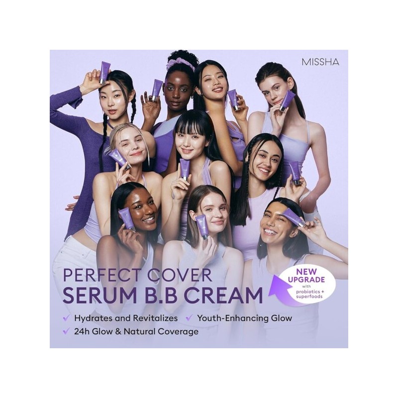 Missha/Perfect/Cover/Serum/BB/Cream/NO.23/Natural Beige/Light/Cool/Netural/Skin/Tint/Tinted/Moyi