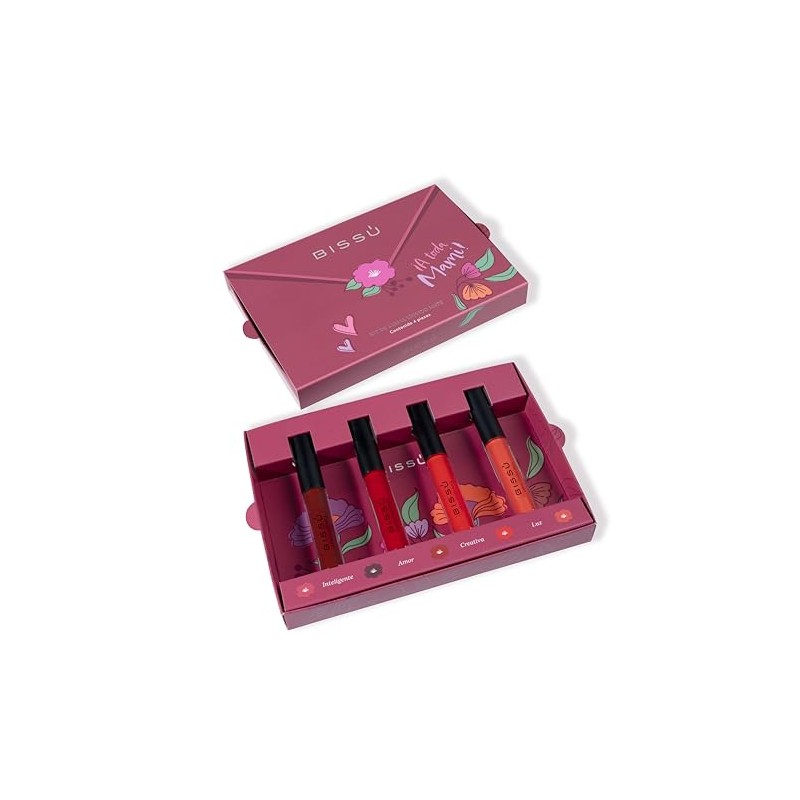Bissú Cosméticos, Kit Labial 03 Eres Amor