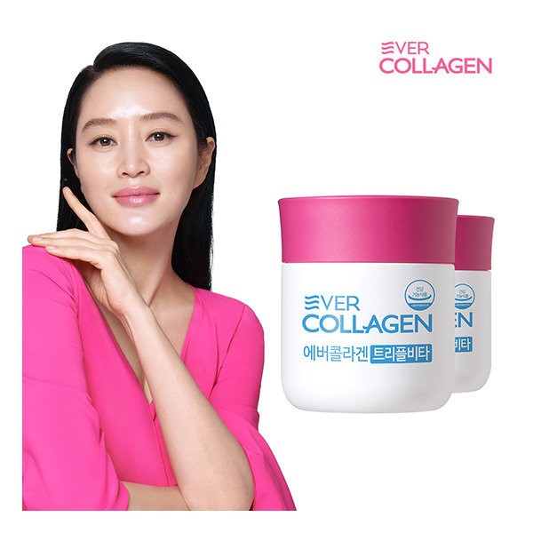Ever Collagen 2-month supply Ever Collagen Triple Vita 8 weeks (2 bottles) Contains vitamins A+C+E