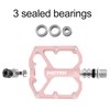 MZYRH Mountain Bike Pedals, 9/16 Inch 3 Bearing Bicycle Pedals,