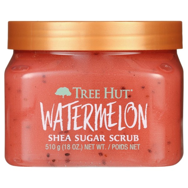 Tree Hut Watermelon Shea Sugar Exfoliating and Hydrating Body Scrub,