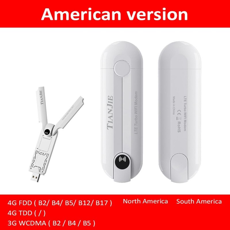 Peakloong Pocket WiFi Router 4G LTE WiFi Router Dual Antenna