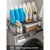 Adjustable Refrigerator/Washer Top Storage Rack - Expandable Organizer Shelf（12.4 "-23.62",