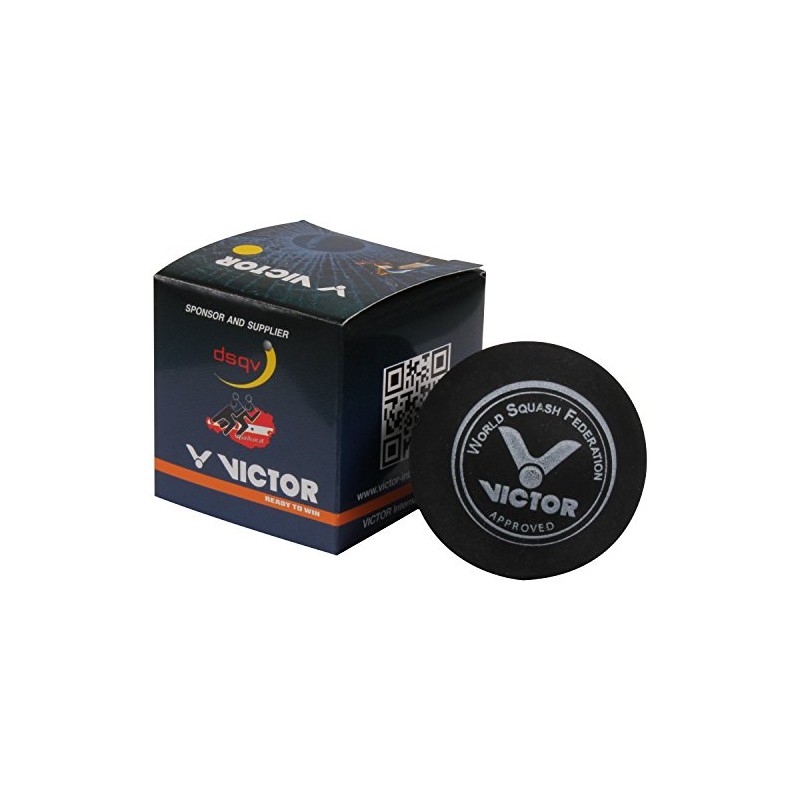 Victor Squash Balls 2 x Slow Yellow I