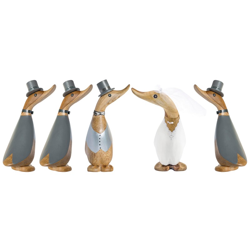 DCUK Wedding Ducks. Bride and Groom Ducks from