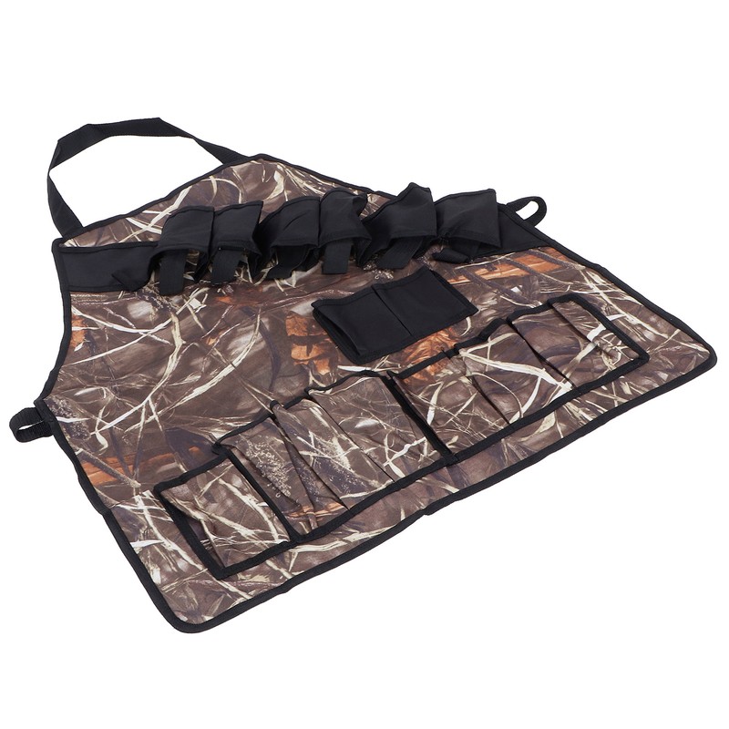 Multi Pockets Apron 600D Oxford Fabric Camouflage Picnic Barbecue Aprons