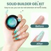 SUPWEE Solid Builder Gel for Nails - Aurora Green 3D