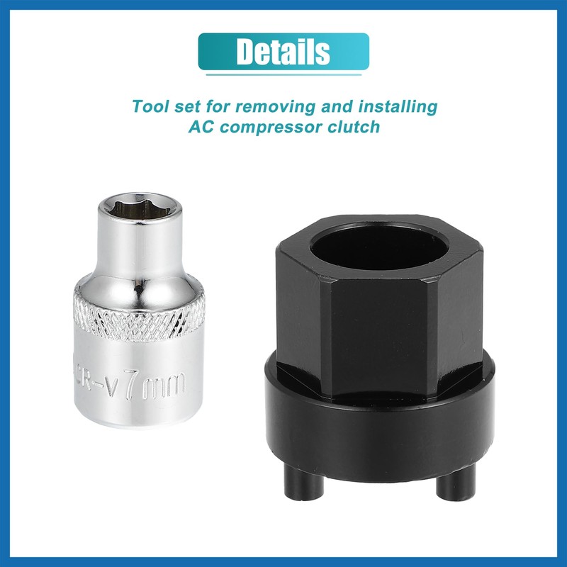 A ABSOPRO 1 Set 20mm A/C Compressor Clutch Hub Remover