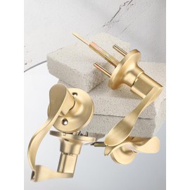 EHOMEWARE Gold Door Handles 1 Pack, Brass Door Knobs Passage Door Levers for Hallway/Closet/Storeroom, Right Handed for Right Opened Doors