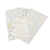 Pegatinas para Decoración de Uñas, 3 Unidades, Autoadhesivas, Flor de