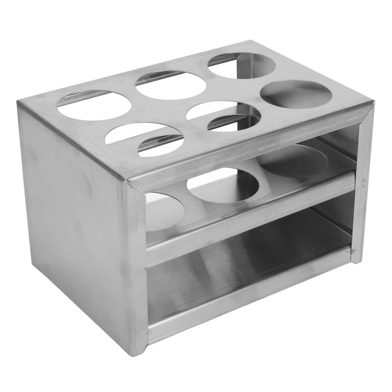 Test Tube Holder 304 Stainless Steel 6 Hole 3 Layer