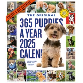 365 Puppies-A-Year Picture-A-Day® Wall Calendar 2025