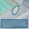 POOLWHALE Upgrades Swimming Pool Leaf Net Skimmer Rake with Adjustable