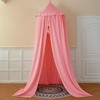 Dix-Rainbow Large Children Bed Canopy soft pink Round Dome Girls