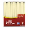 Hyoola Tall Taper Candles - Tapered Candles - Ivory Dripless