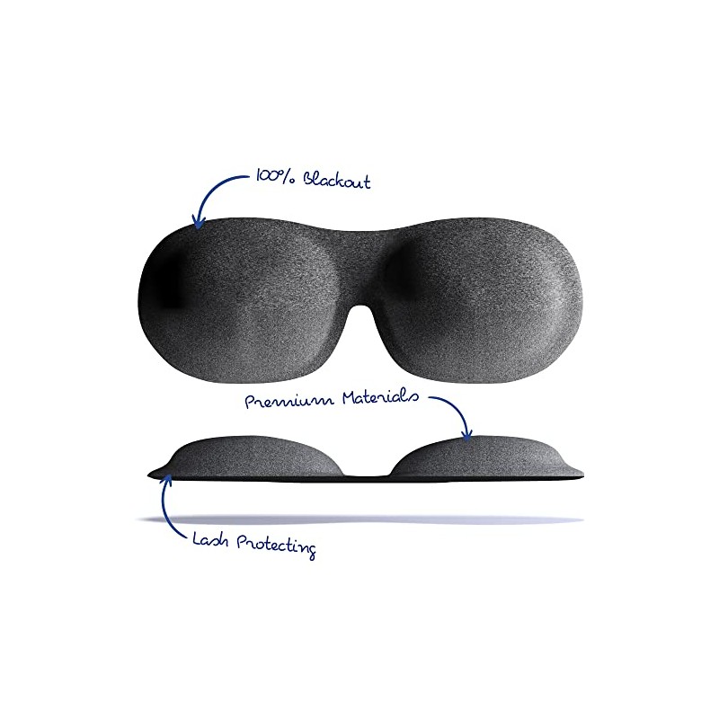SMUG 100% Blackout Sleep & Eye Mask | Eyelash Extension