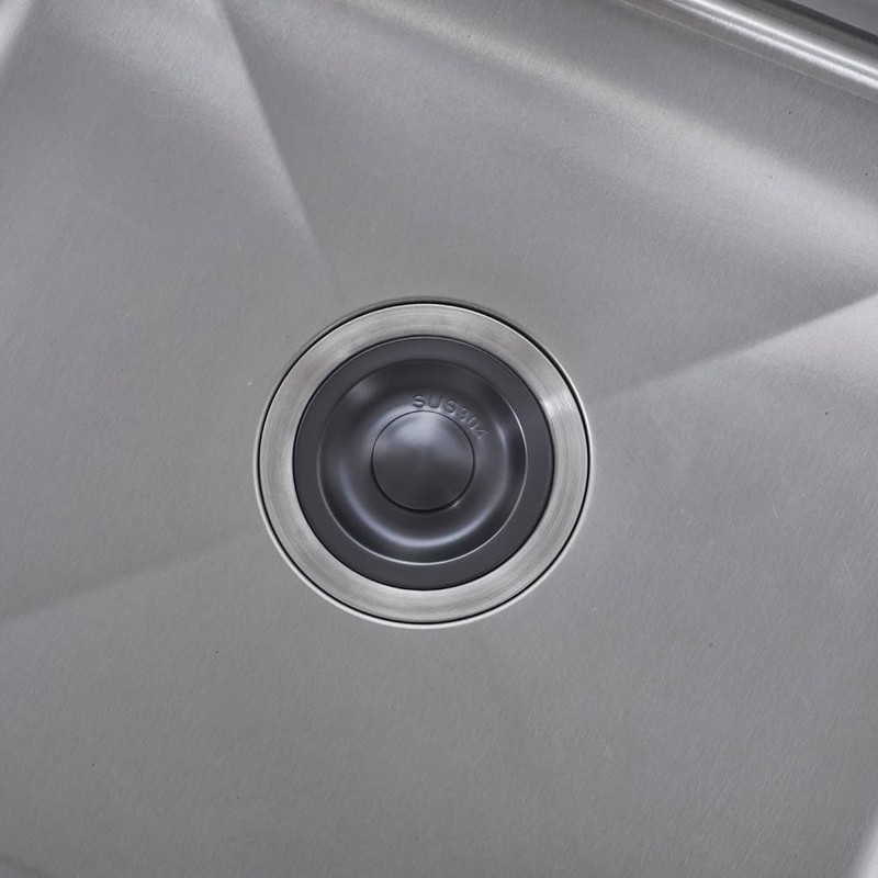 Kitchen Sink Drain Basket Strainer Filter/Stopper with Handle, Anti-Clog Kitchen