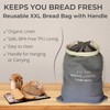 Sato store Bags for Homemade Bread - Reusable Bread Storage